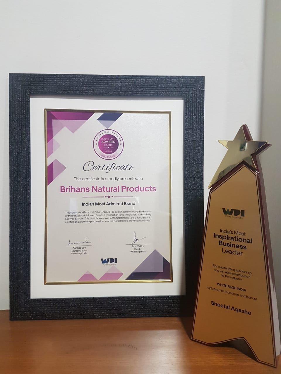 White Page India Awards 2018-19