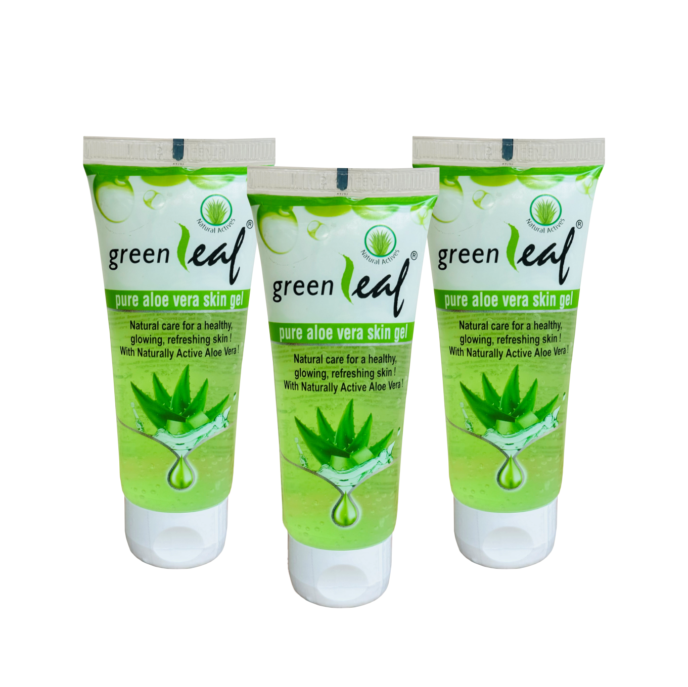 Pack of 3 – Greenleaf Aloe Vera Skin Gel (60 g each)