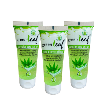 Pack of 3 – Greenleaf Aloe Vera Skin Gel (60 g each)