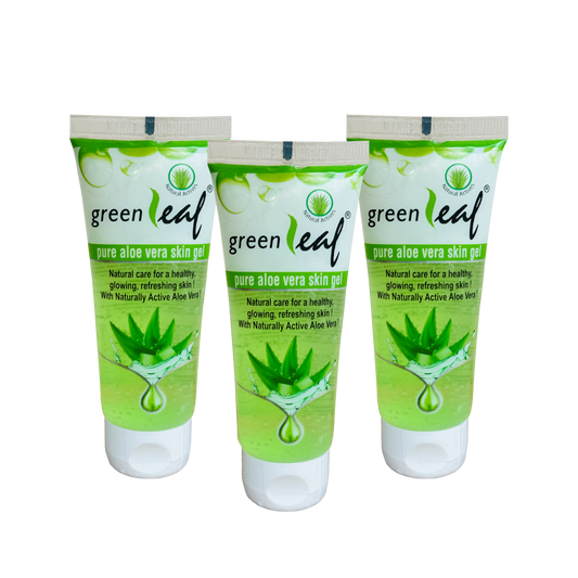Pack of 3 – Greenleaf Aloe Vera Skin Gel (60 g each)