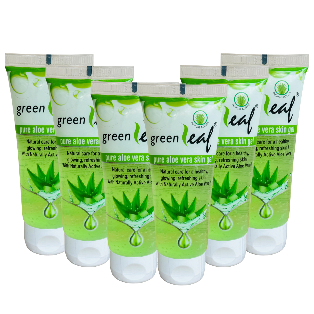 Pack of 6 – Greenleaf Aloe Vera Skin Gel (50 g each)